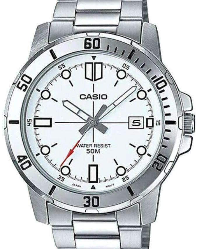 Casio MTP-VD01D-7EVUDF Silver Stainless Watch for Men