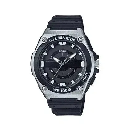 Casio MWC-100H-1AVDF Black Rubber Strap Watch for Men