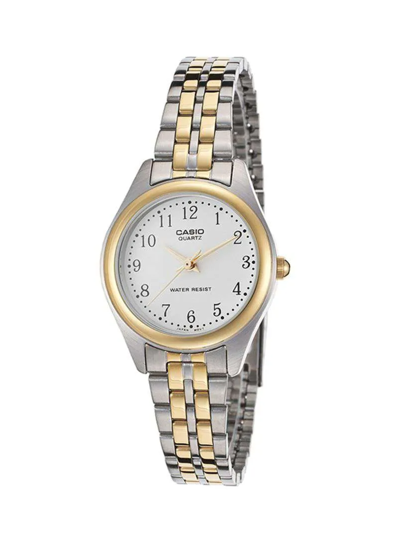 Casio Vintage LTP-1129G-7BRDF Silver & Gold Stainless Watch for Women