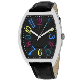 Christian Van Sant Men's Royalty II Black Dial Watch - CV0372 by Balec Group