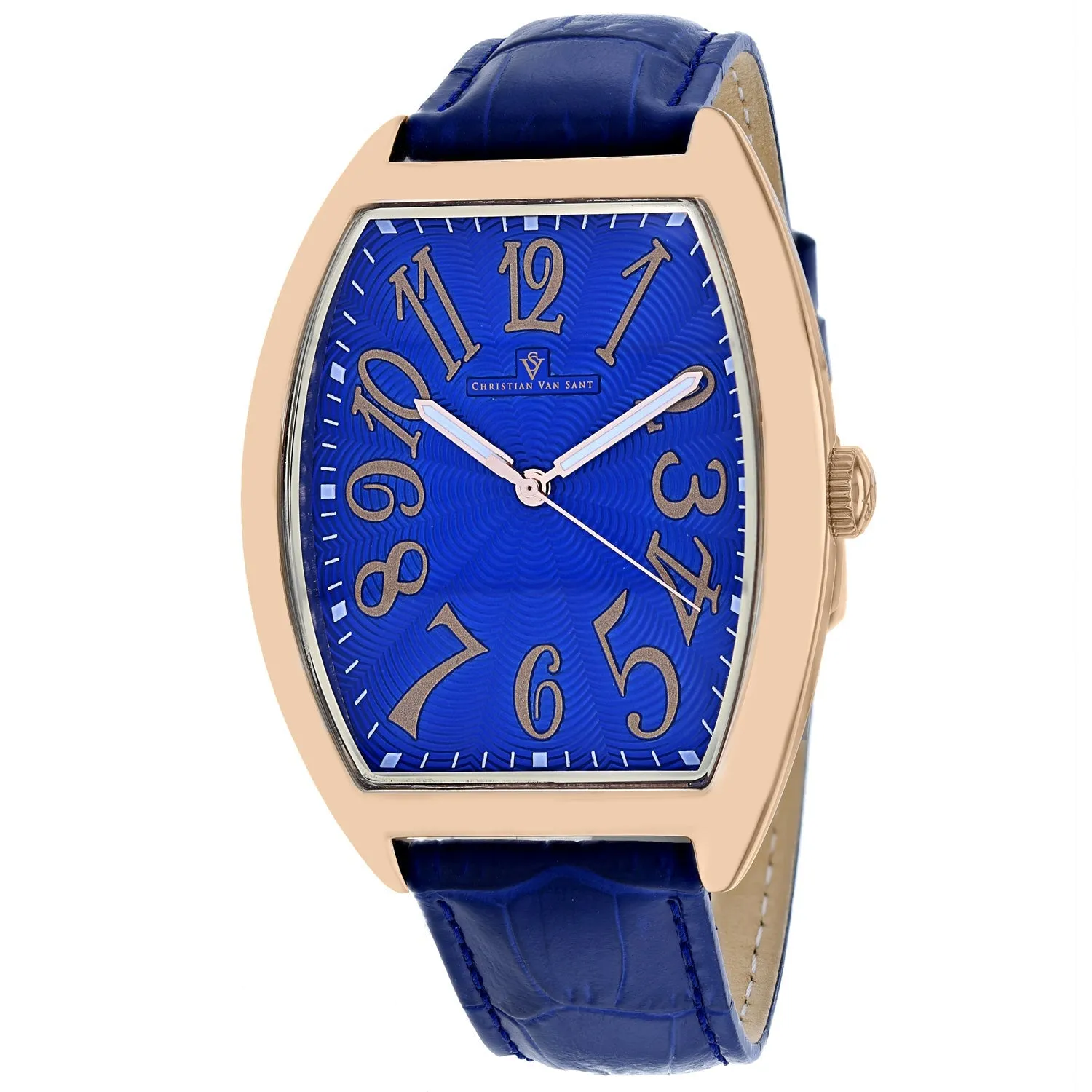 Christian Van Sant Men's Royalty II Blue Dial Watch - CV0376 by Balec Group