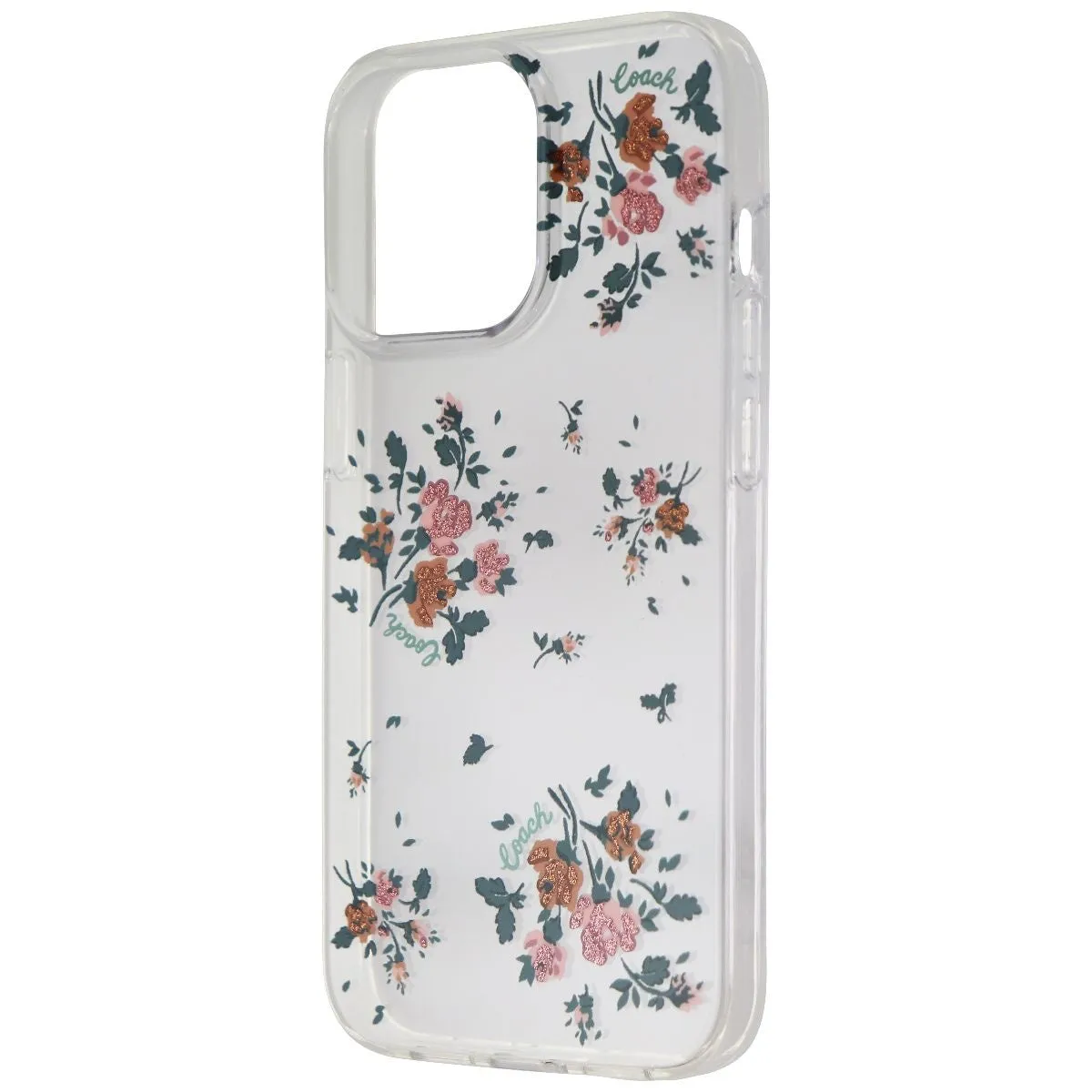 Coach Protective Hardshell Case for iPhone 13 Pro - Rose Bouquet/Clear