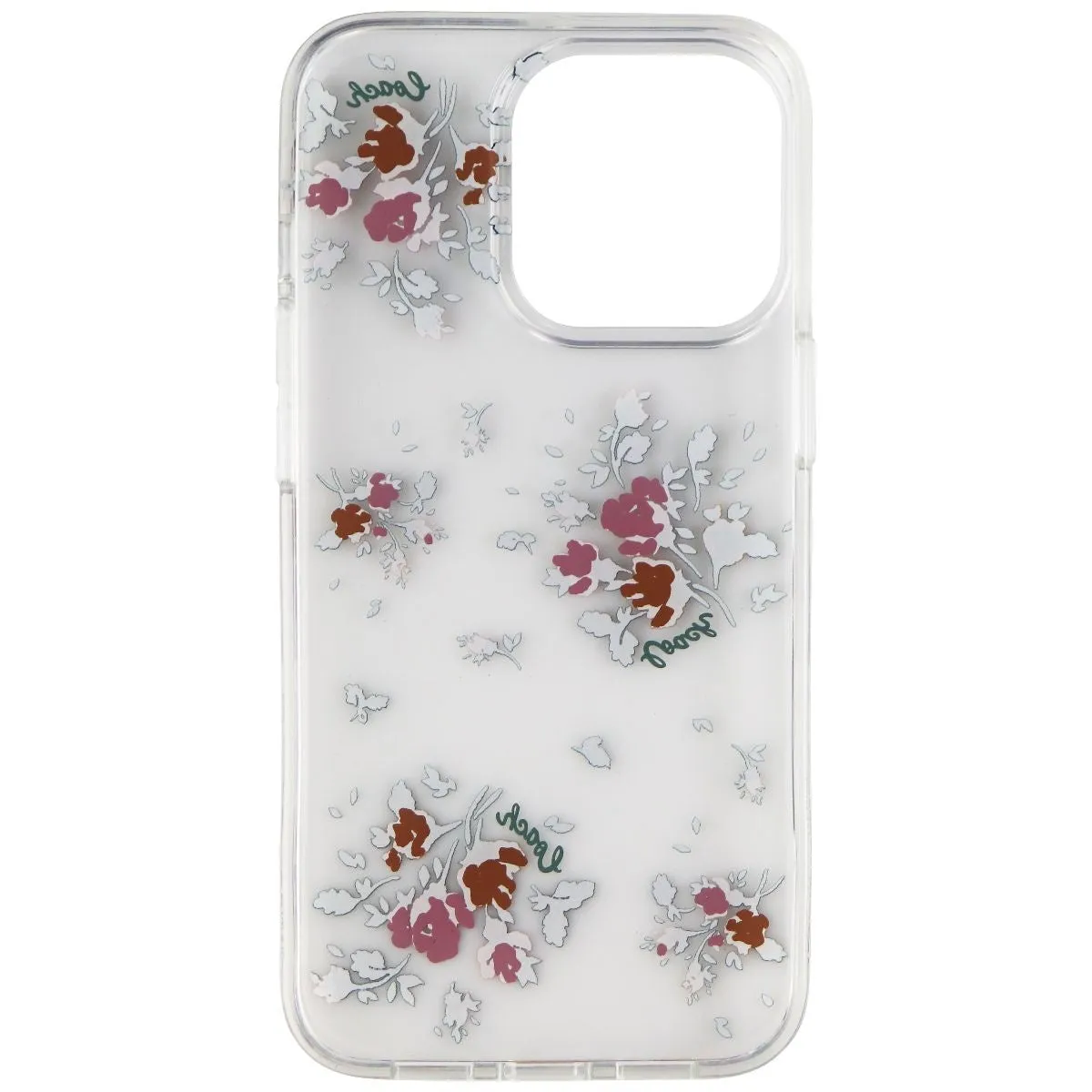 Coach Protective Hardshell Case for iPhone 13 Pro - Rose Bouquet/Clear