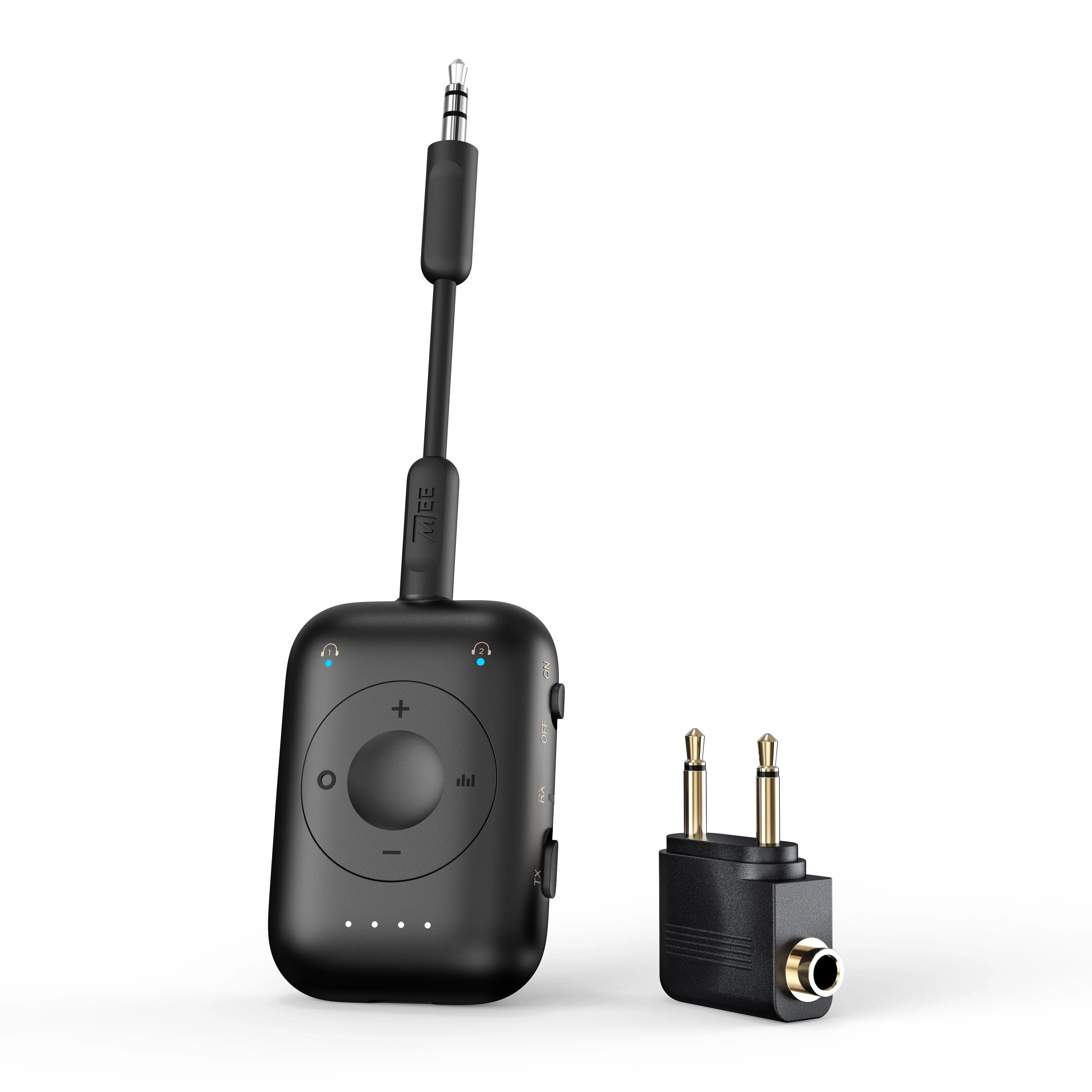 Connect Air Pro Wireless Audio Transmitter & Receiver for In-Flight Audio, Car Stereos, & More