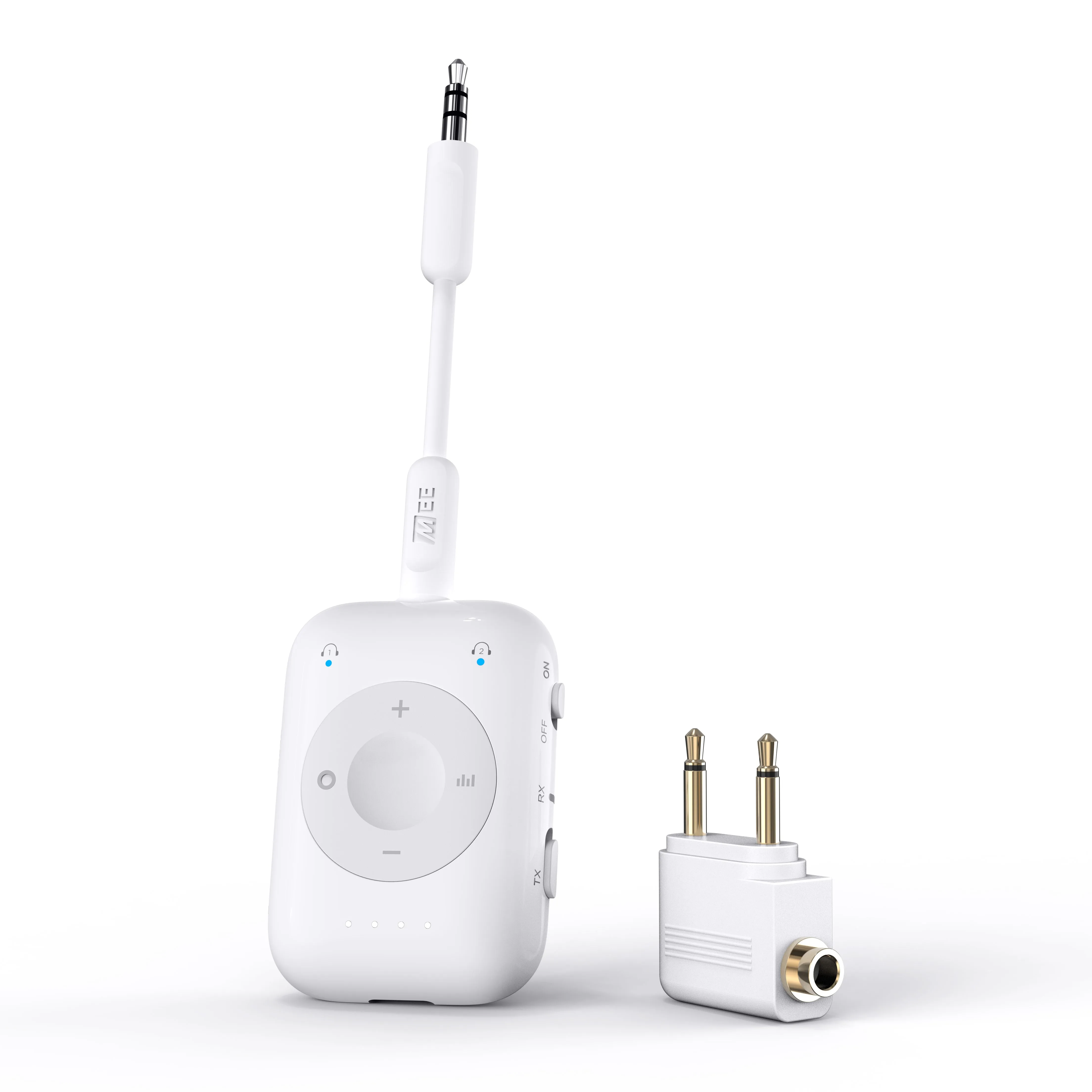 Connect Air Pro Wireless Audio Transmitter & Receiver for In-Flight Audio, Car Stereos, & More