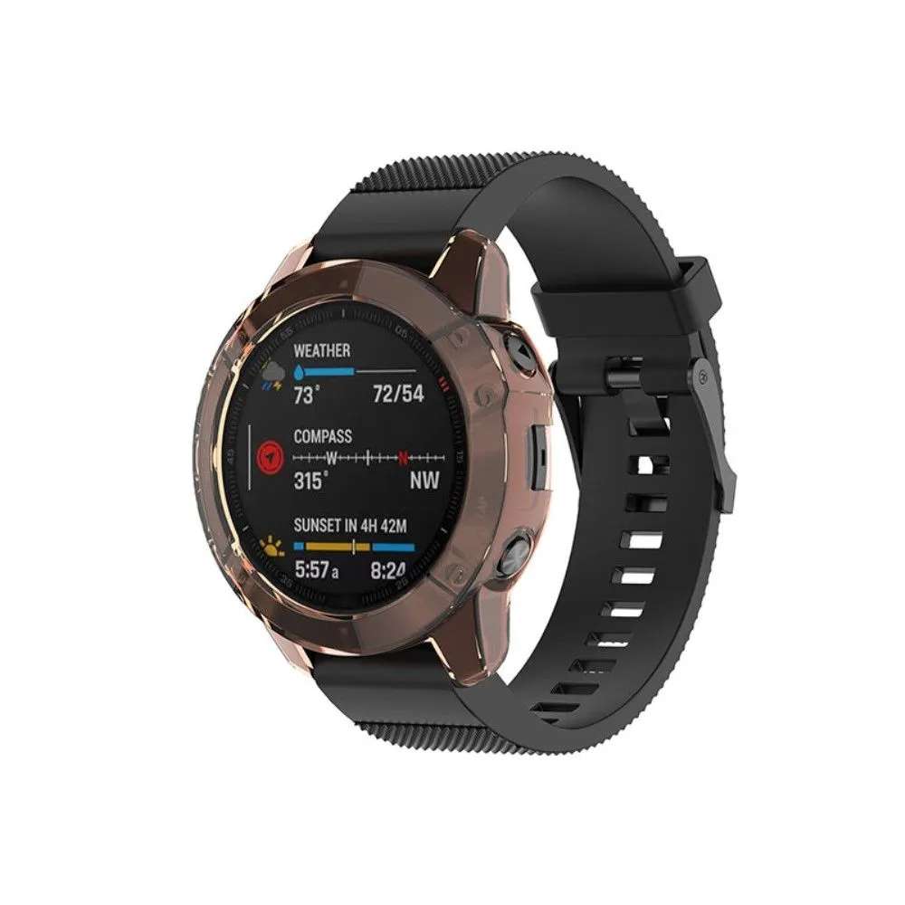 Cool transparent cover for Garmin Fenix 6 / 6 Pro Pink