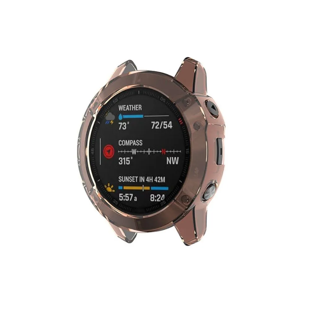 Cool transparent cover for Garmin Fenix 6 / 6 Pro Pink