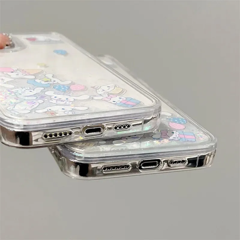 Cute Cinna Quicksand iPhone Case