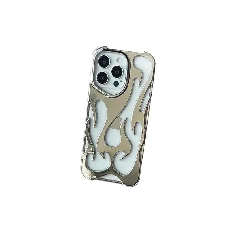 Cute Phone Cases 3D Flame Pattern for iPhone 15/14/13/12 Pro Max - TSP3011