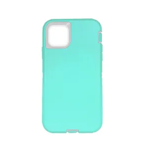 Defender Hybrid iPhone Case (Aqua/White)