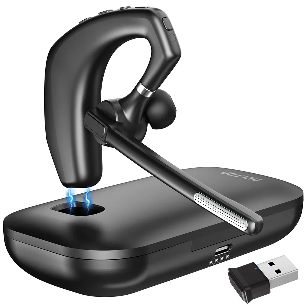 Delton 95X Wireless Headset with Dongle and Charging Stand