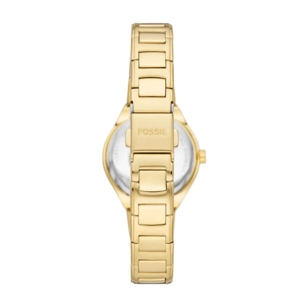 Eevie Women Gold Quartz Analog Watch