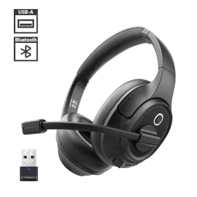 EKSAtelecom® H6 AI-Powered ENC Bluetooth Headset