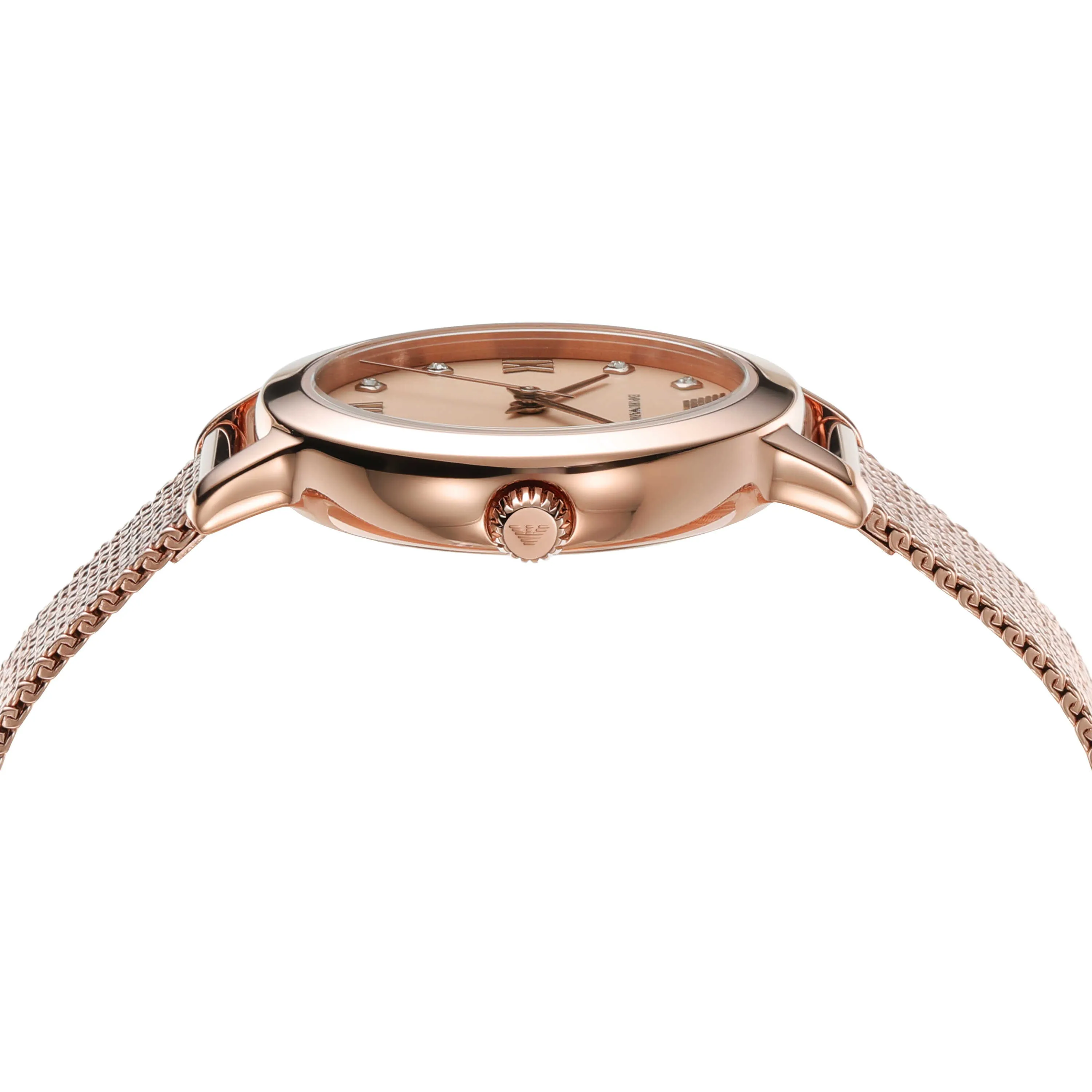 Emporio Armani  Rose Gold Tone Analogue Watch AR11512