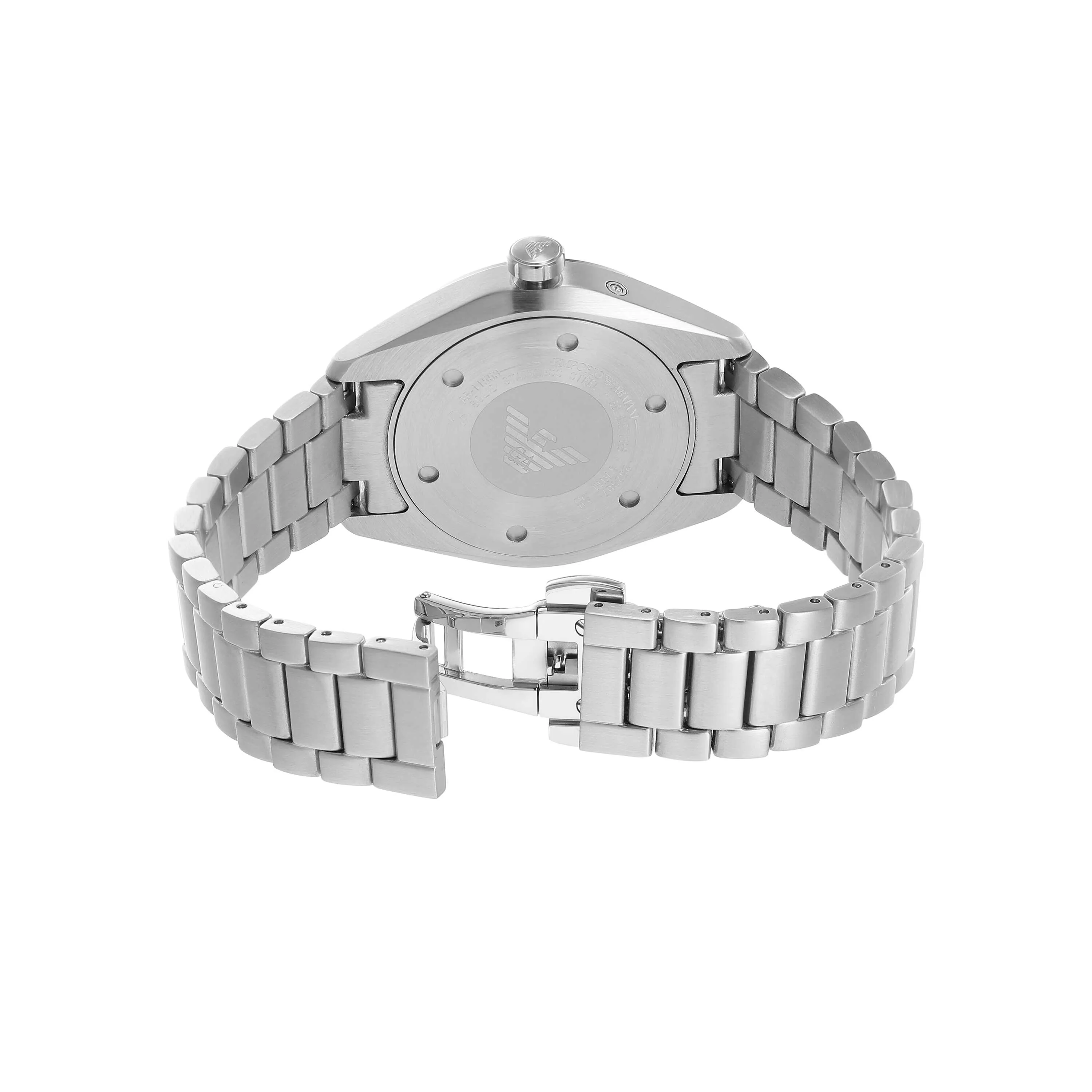 Emporio Armani Silver Tone Chronograph Watch AR11553