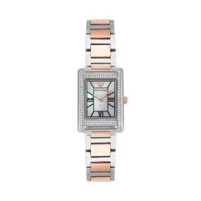 Emporio Armani Two Tone Analogue Watch AR11626