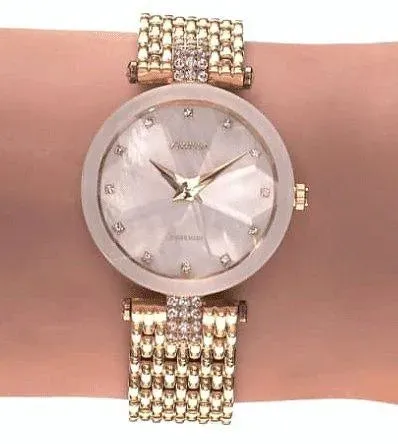 Facet Strass Swiss Ladies Watch J5.635.M