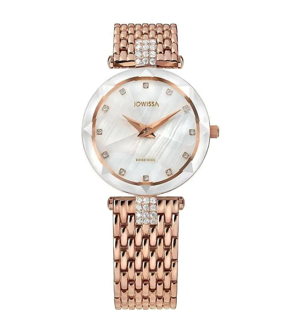 Facet Strass Swiss Ladies Watch J5.635.M