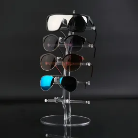 Fashion Acrylic Sunglasses Stand For 5 Pair of Sunglasses