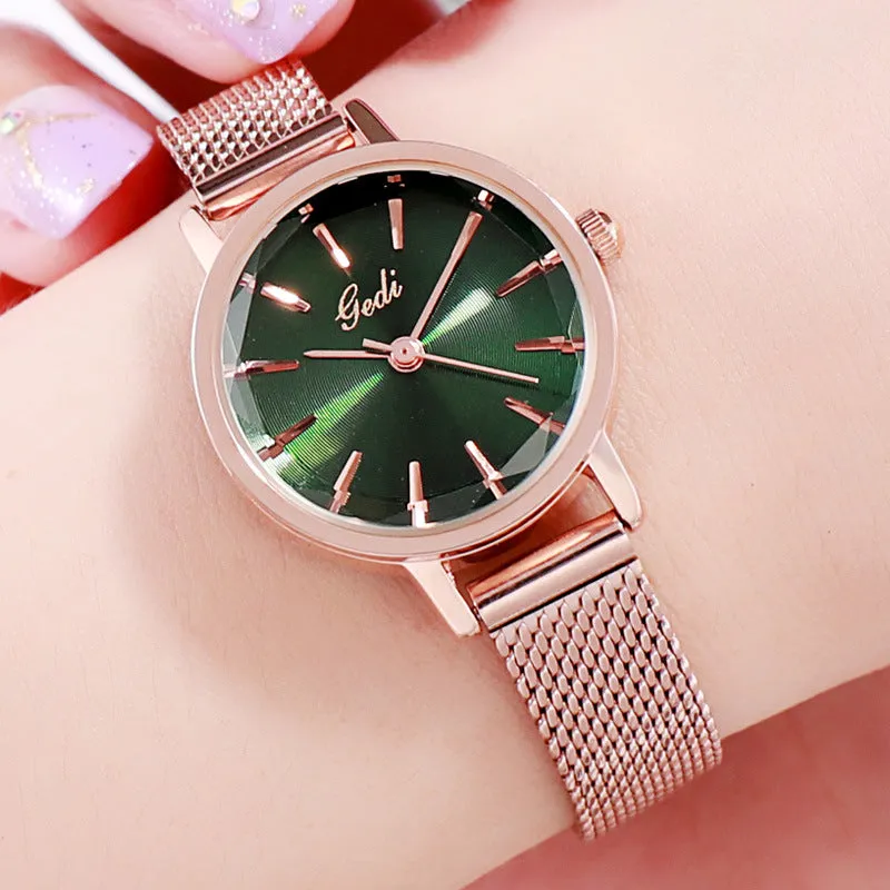 Fashion Gradient Dial Quartz Women's Watch