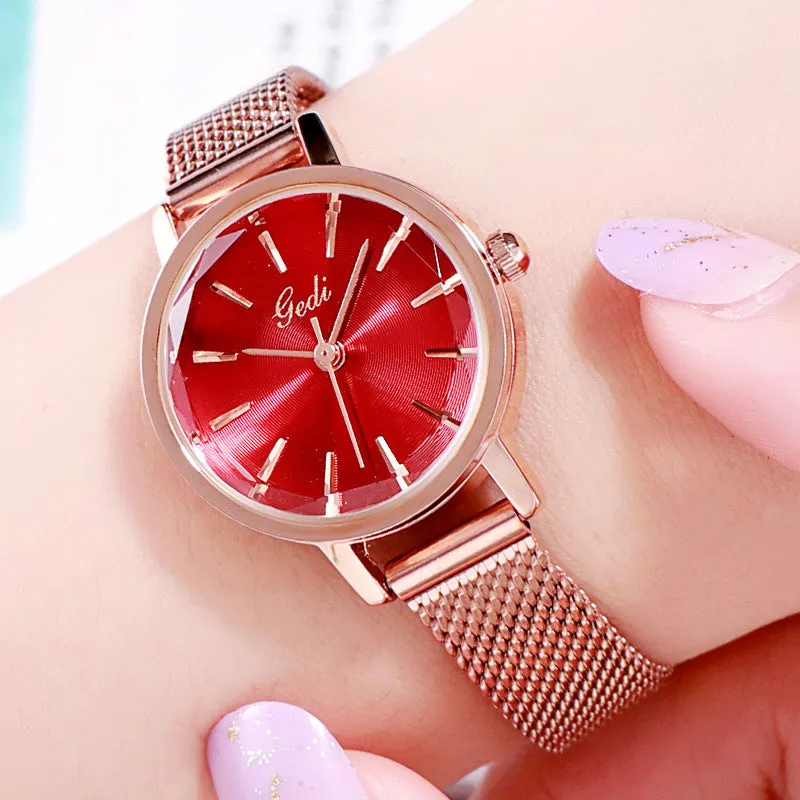 Fashion Gradient Dial Quartz Women's Watch