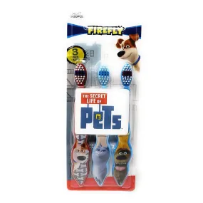 Firefly The Secret Life of Pets Soft Toothbrush 3 Pack