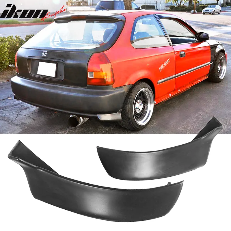 Fits 99-00 Civic EK SIR Front Bumper Lip   Rear Bumper Lip Spats