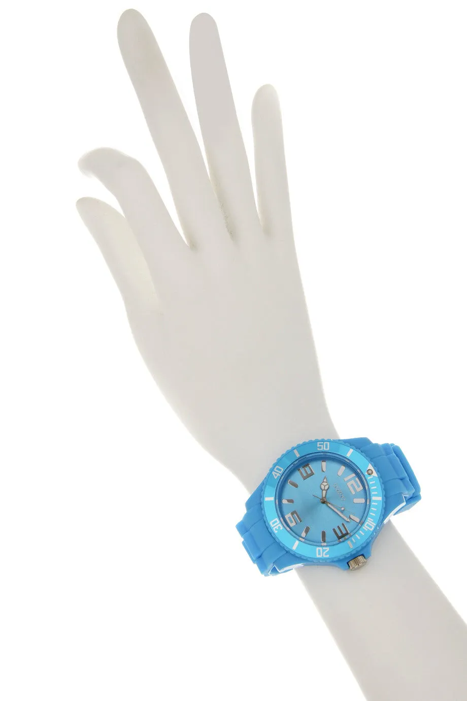 FLUO BLUE Silicone Watch