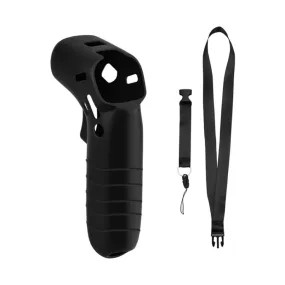 For DJI FPV Combo Controller Silicone Cover Protective Sleeve Skin Case With Lanyard Black