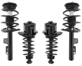 Front & Rear Struts W/ Coil Spring For Five Hundred 2005-2007 Front Wheel Drive