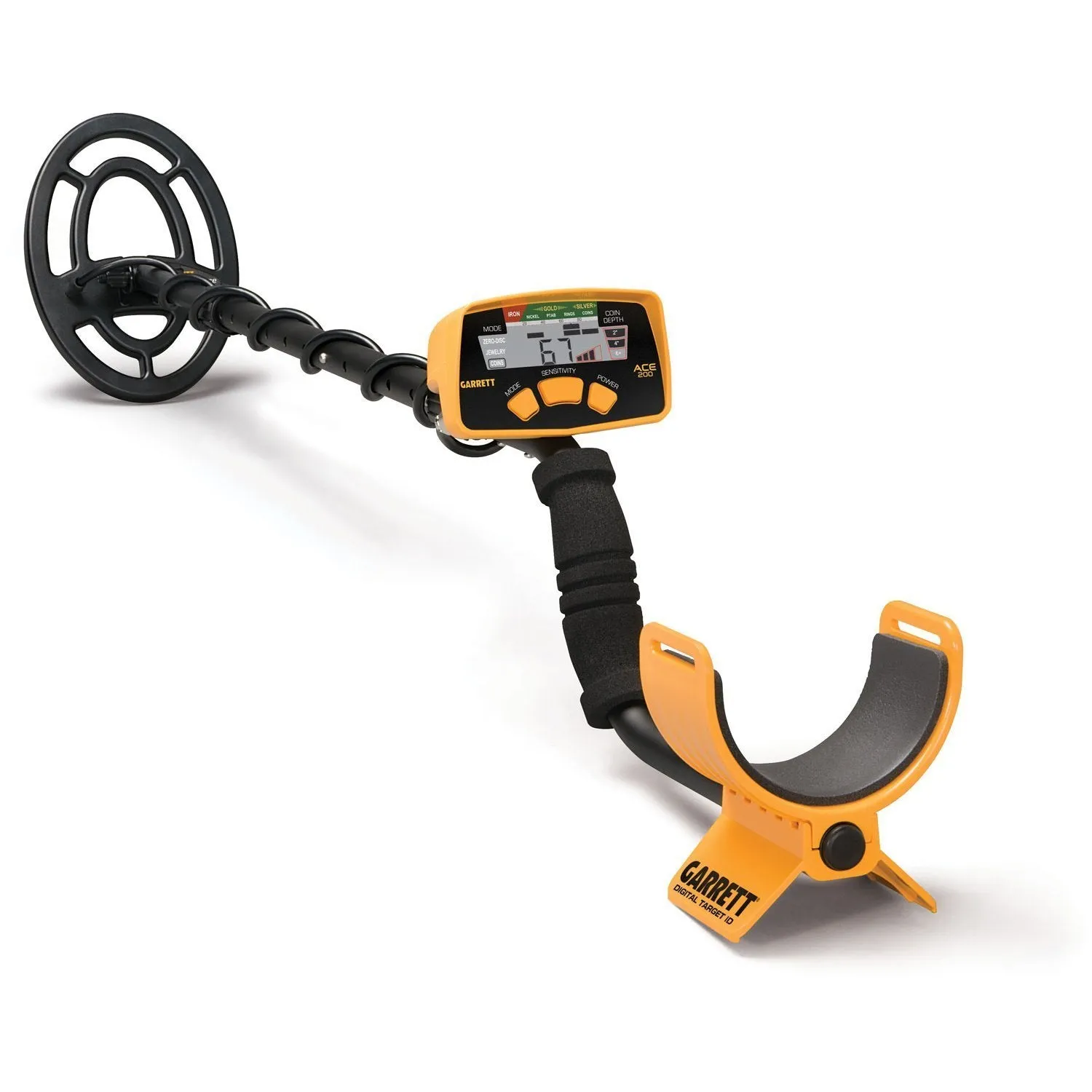 Garrett ACE 200 Metal Detector with Waterproof Coil and Clearsound Headphones