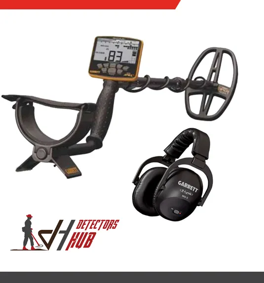 Garrett ACE Apex 6" x 11" DD Metal Detector With Z-Lynk Wireless Headphone