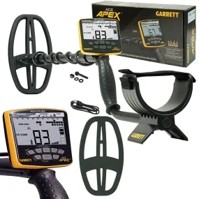 Garrett ACE APEX Metal Detector w/ 6 x 11" DD Viper Coil (Open Box)