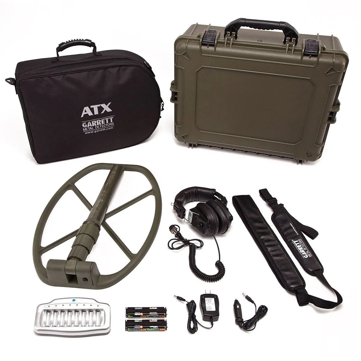 Garrett ATX Deepseeker Package with 11x13&quot; Closed DD Coil Package Plus 20&quot; Deepseeker Coil