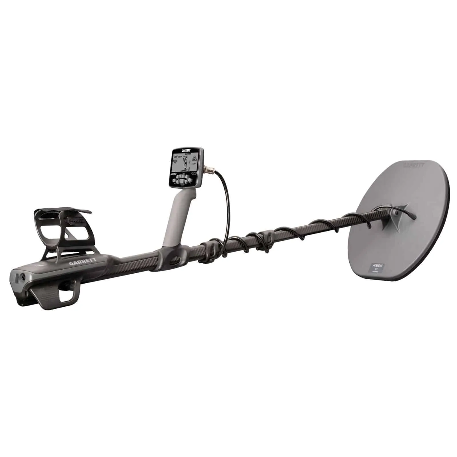 Garrett Axiom Metal Detector with 13"x11" DD Coil, 11"x7" Mono Coil and MS-3 Headphones - Military Discount