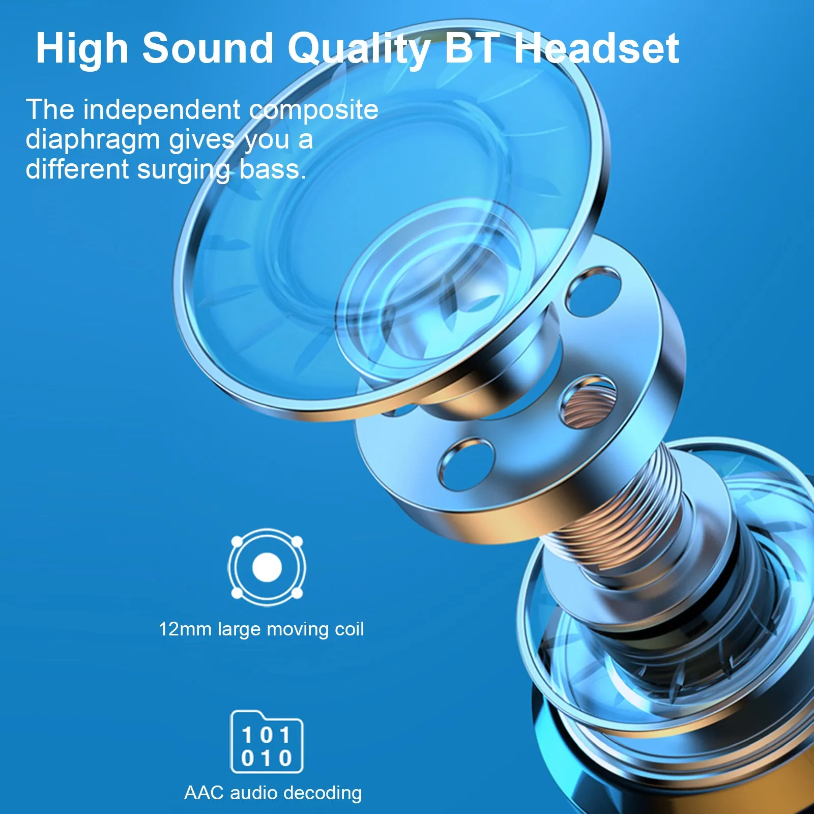 Hanging-ear BT5.2 Headset