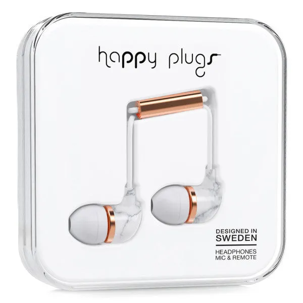 Happy Plugs In-Ear - Carara Marble (UNIK Edition)