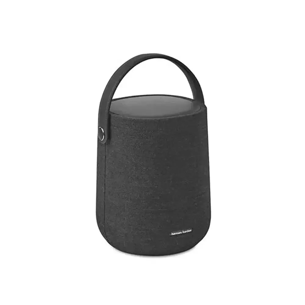 Harman Kardon Citation 200 Portable Smart Speaker, Voice Activated with Google, Bluetooth, 8 Hours Playback, 17.8cm Wide - Black