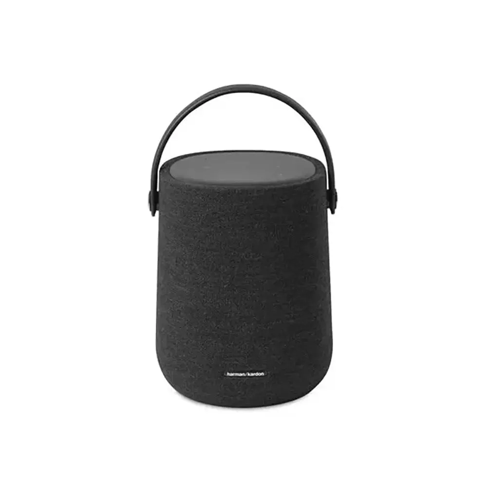 Harman Kardon Citation 200 Portable Smart Speaker, Voice Activated with Google, Bluetooth, 8 Hours Playback, 17.8cm Wide - Black