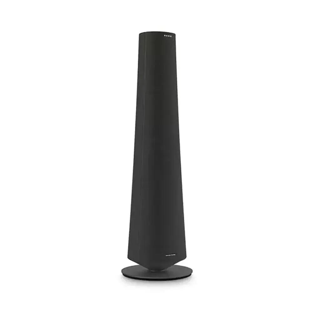 Harman Kardon Citation Tower, Voice Activated Floor-standing Speaker with Google Assistant, 34.7cm Wide - Black