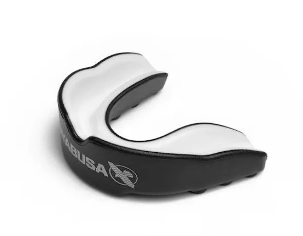 Hayabusa Combat MOUTHGUARD Senior Age 10  Black White