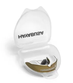 Hayabusa Combat MOUTHGUARD Senior Age 10  Gold White