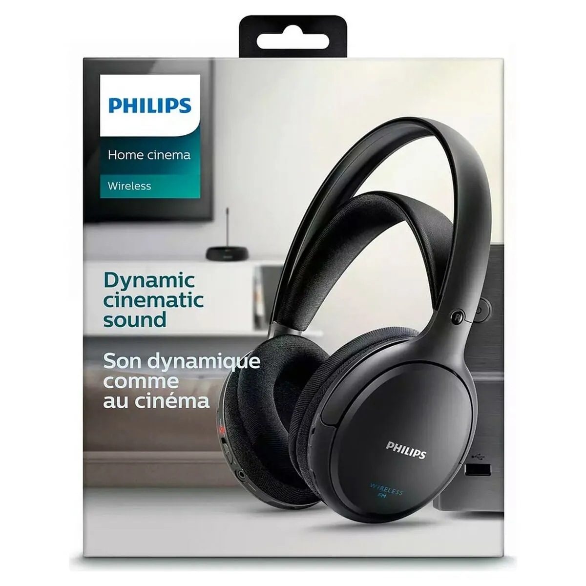 Headphones with Headband Philips SHC5200/10 Black Wireless