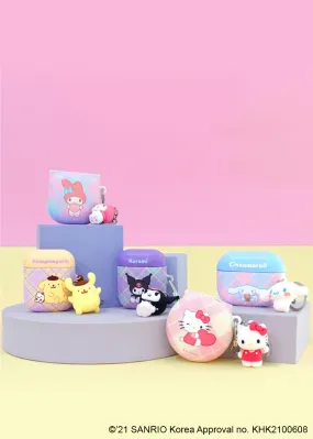 Hello Kitty & Friends argyle airpods case cover & Keychain - SANRIO Korea