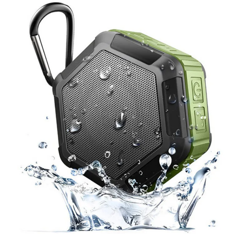 Hexagonal Wireless Bluetooth Speaker Outdoor Portable Waterproof Dustproof Bluetooth Speaker