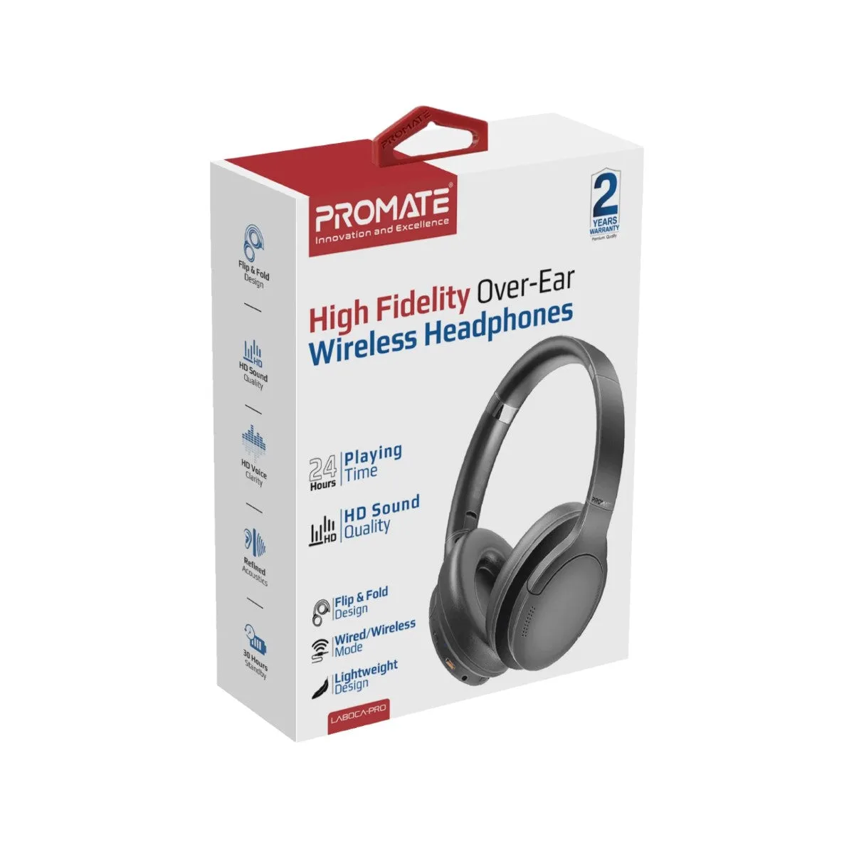 High Fidelity Over-Ear Wireless Headphones