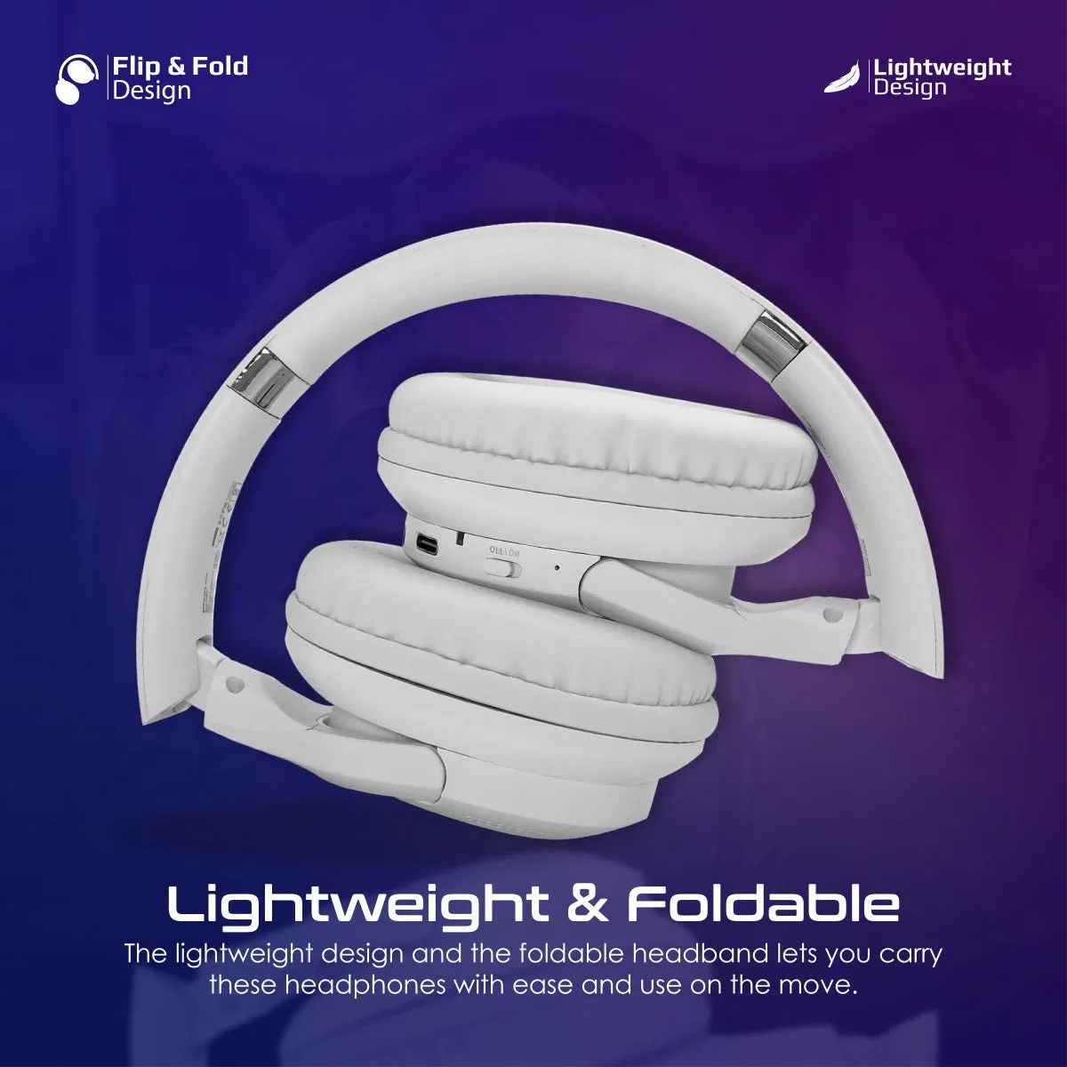 High Fidelity Over-Ear Wireless Headphones