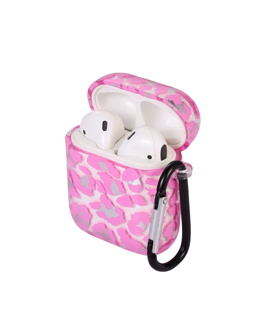 Hot Pink Leopard AirPods Case