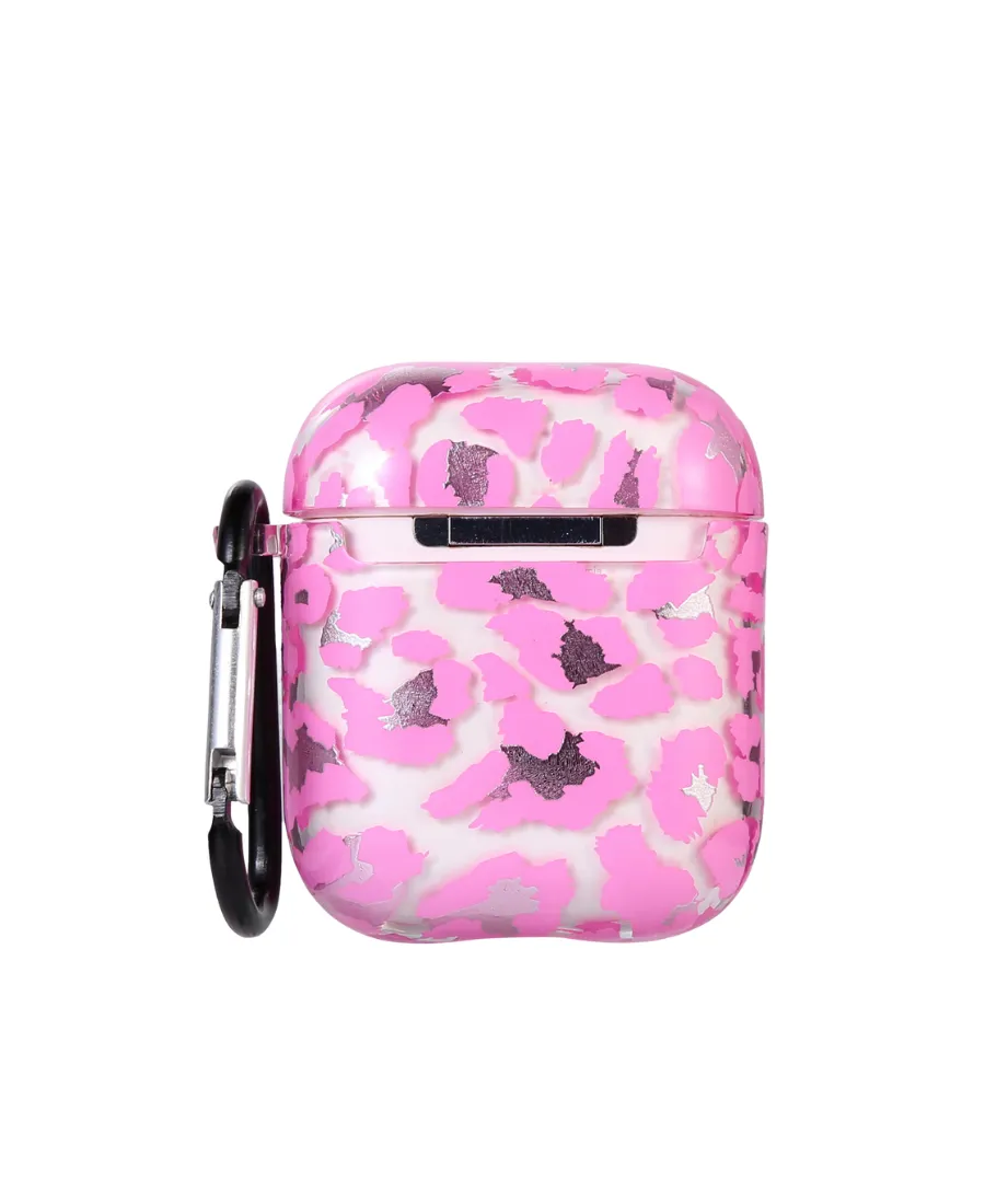 Hot Pink Leopard AirPods Case