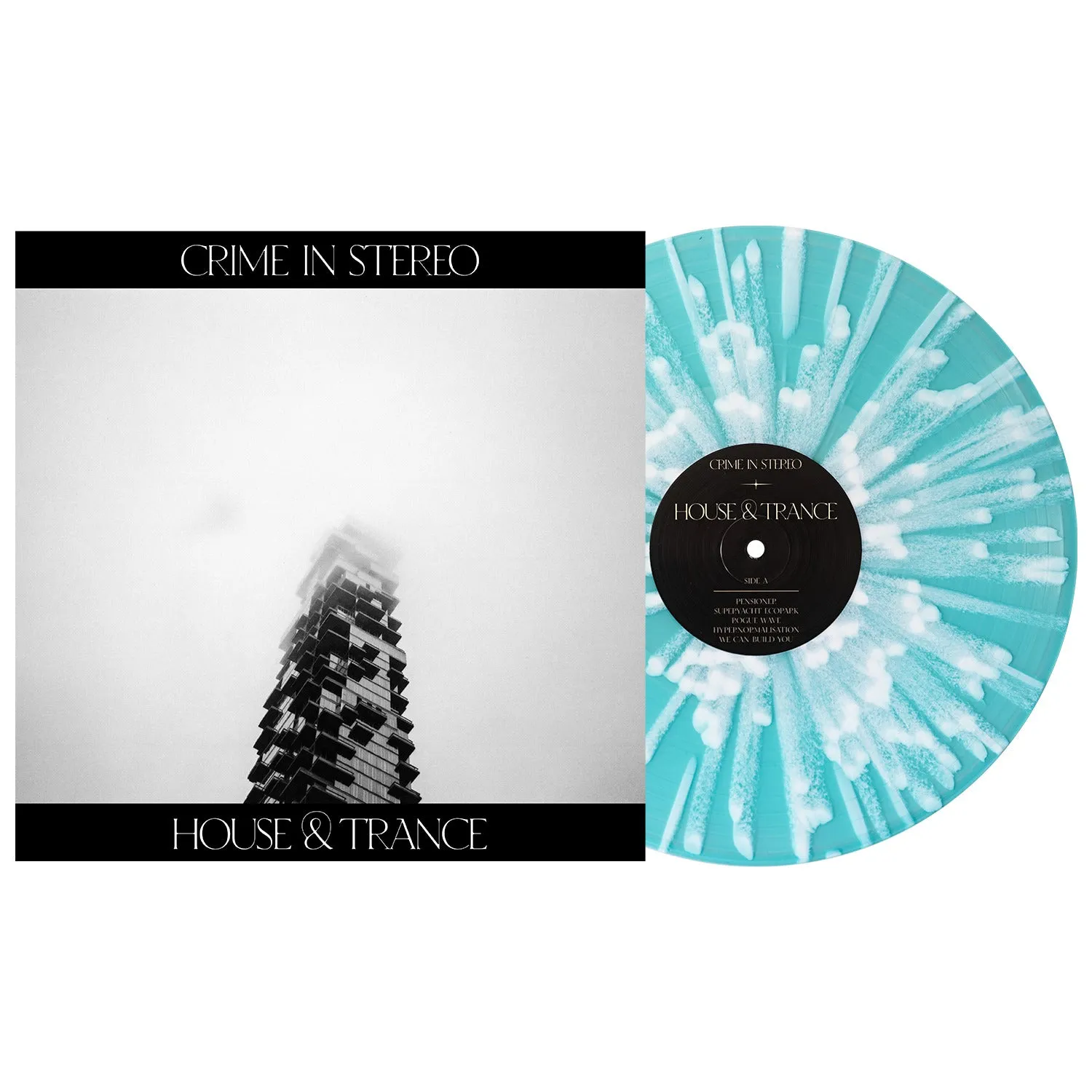 House & Trance - Electric Blue W/ White Splatter LP